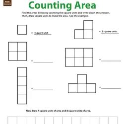 3rd Grade Area Math に対する画像結果