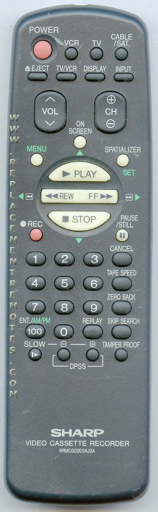 Image result for Sharp DVD Video Remote Control