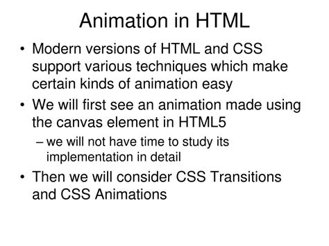 Image result for HTML Animation Options