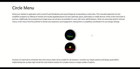Image result for Circle Menu Linux