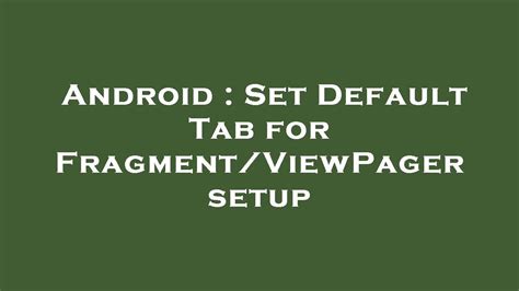 Image result for Android Tab Fragment