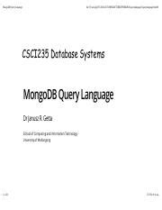 Toradh íomhá ar MongoDB Query Language Functions PDF