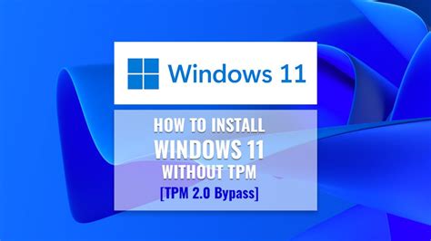 Image result for Windows 11 Setup without TPM 2.0