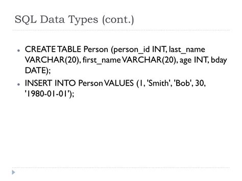 Image result for SQL Data Types for ID