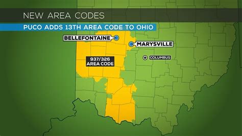 Image result for Area Code 937 Map
