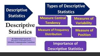 Image result for Data Types in Descriptive Statistics