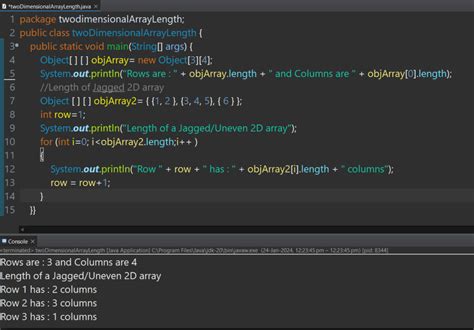 Image result for Two-Dimensional Array Length Java