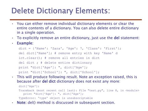 Image result for Dictionary in Python PPT