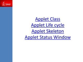 Image result for Applet Class in Java