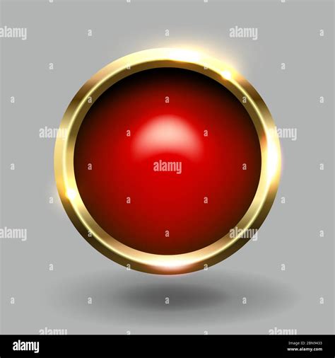 Image result for Mettalic Red Button