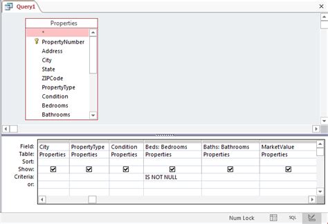 Image result for Access Query Is Not Null