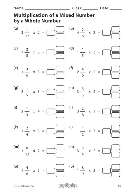 Afbeeldingsresultaten voor Mixed Number Operations Worksheet