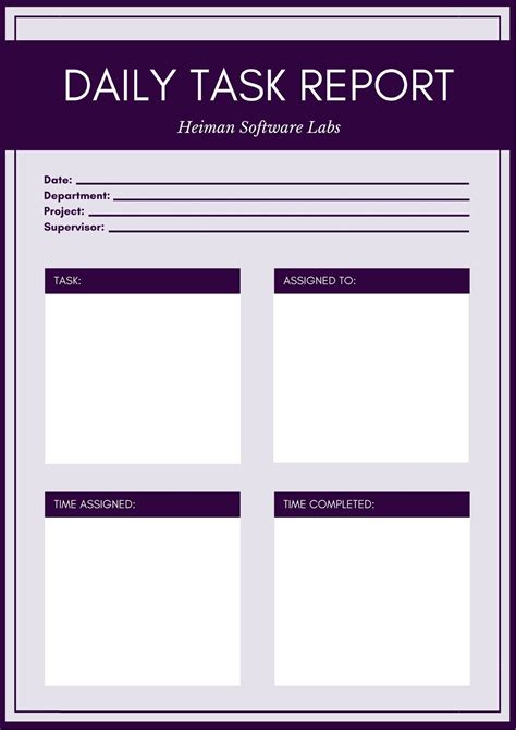 How to Write Daily Report Examples に対する画像結果