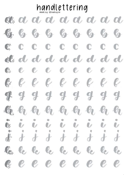 Hand Lettering Layout Template に対する画像結果