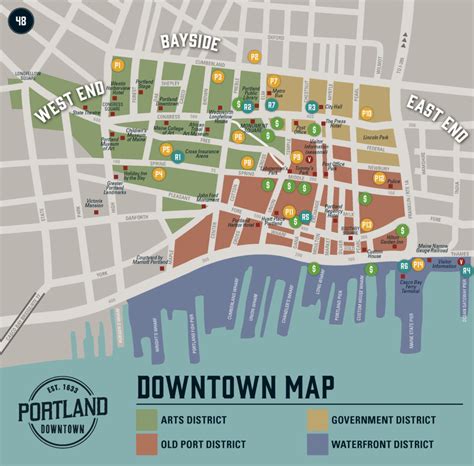 Image result for Printable Downtown Portland Map