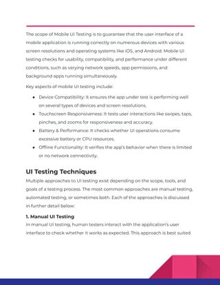 Image result for Different Types of UI Testing