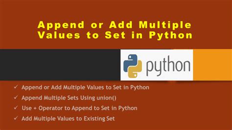 Image result for How to Add Elements to a Set in Python
