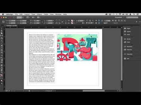 Image result for InDesign Text and Image Layout
