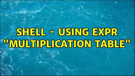 Shell Prectical Multiplication of 2 Using for Loop に対する画像結果
