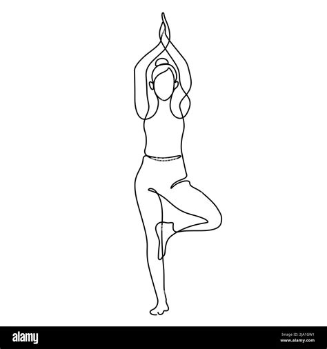 Image result for Yoga Tree Drawing