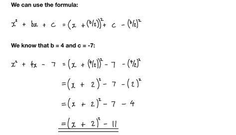 Image result for Completing Square Higher Maths Xample