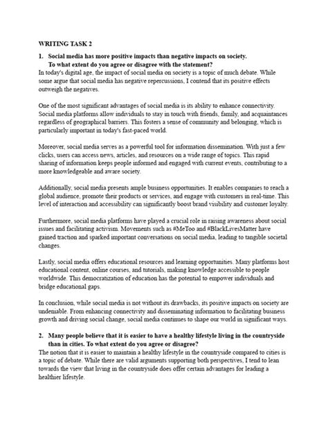 Afbeeldingsresultaten voor Writing Task 2 Sample