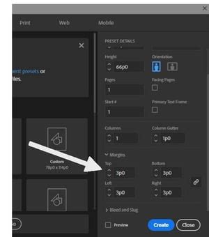 Image result for InDesign Adobe Margins