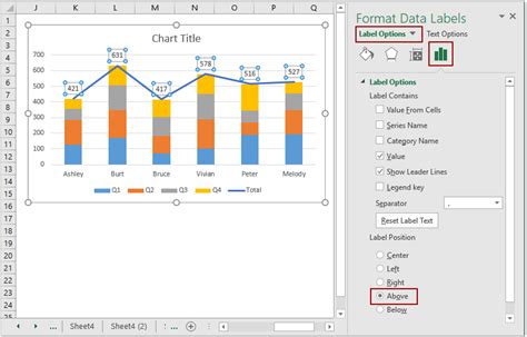Image result for Customizing an Excel Stacked Chart Labels