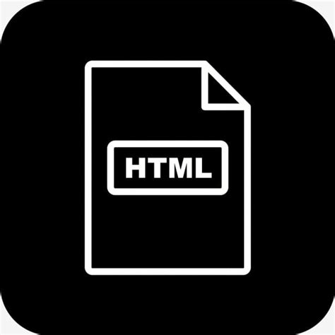 Image result for HTML Icon HD