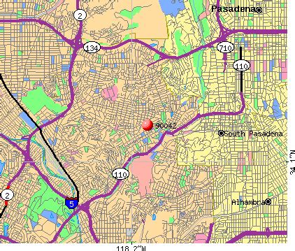 Toradh íomhá ar 90042 Zip Code