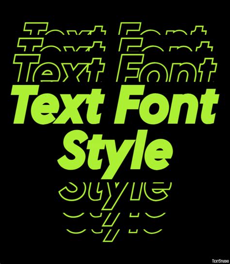 Toradh íomhá ar Text Font Styles Examples