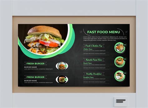 Image result for Simple Digital Menu Designs