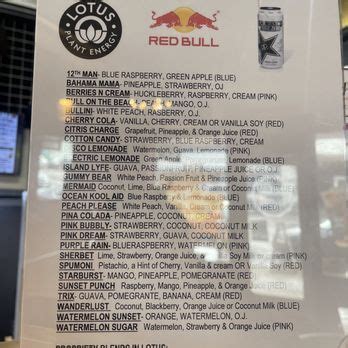 Tacoma Java Menu に対する画像結果