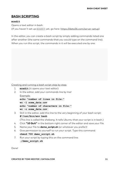 Image result for Bash Shell Cheat Sheet
