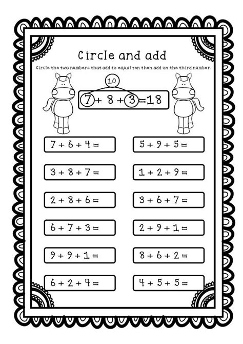 Image result for Adding Numbers Worksheets for Grade 1