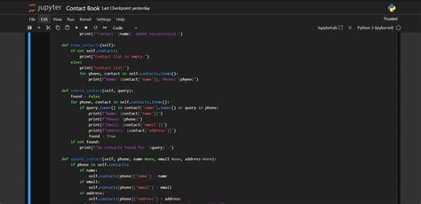 Image result for Python Creating a Contact Book