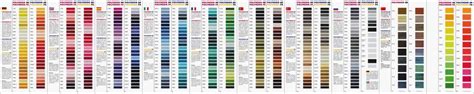 Toradh íomhá ar Madeira Embroidery Thread Color Chart