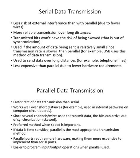 Modes of Parallel Data Transfer に対する画像結果