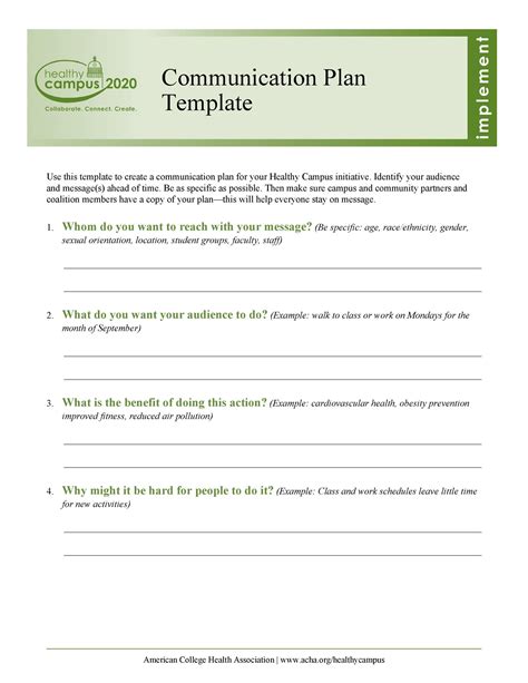 Image result for Implementation Communication Plan Template