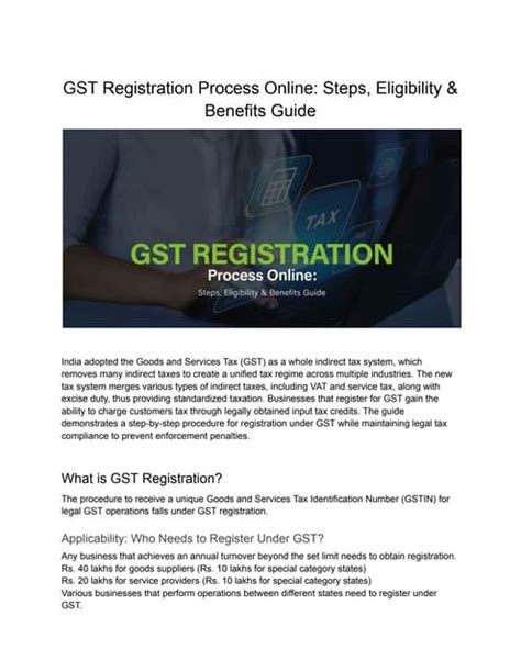 Image result for Steps for GST Registration