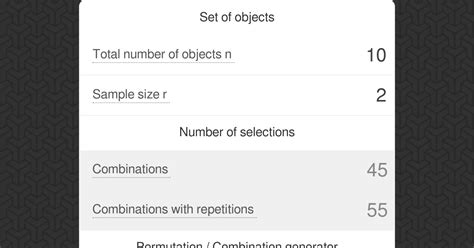 Image result for Compound Combination Calculator