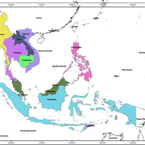Image result for Southeast Asia Map Java