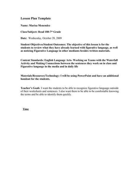 Figurative Language Lesson Plan に対する画像結果