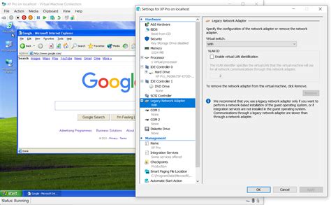 Image result for Create Legacy Network Adapter Hyper-V