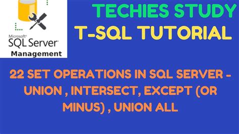 Image result for SQL Union Intersect Except