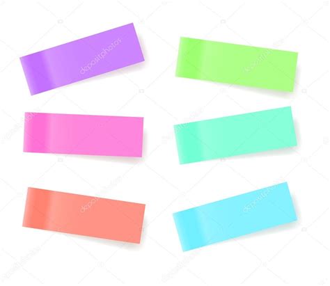 Toradh íomhá ar Different Color Sticky Notes