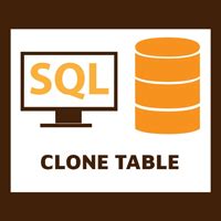 Image result for Clone Table SQL