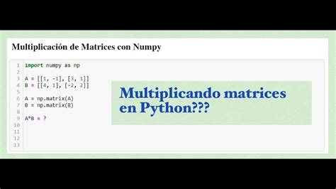 Image result for Matrices En Python