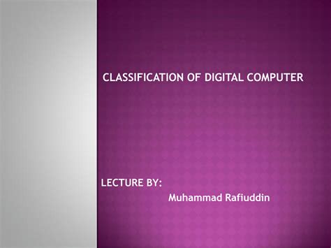 Classification Chart of Digital Computer に対する画像結果
