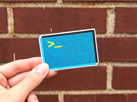 Toradh íomhá ar Command Line Interface Sticker